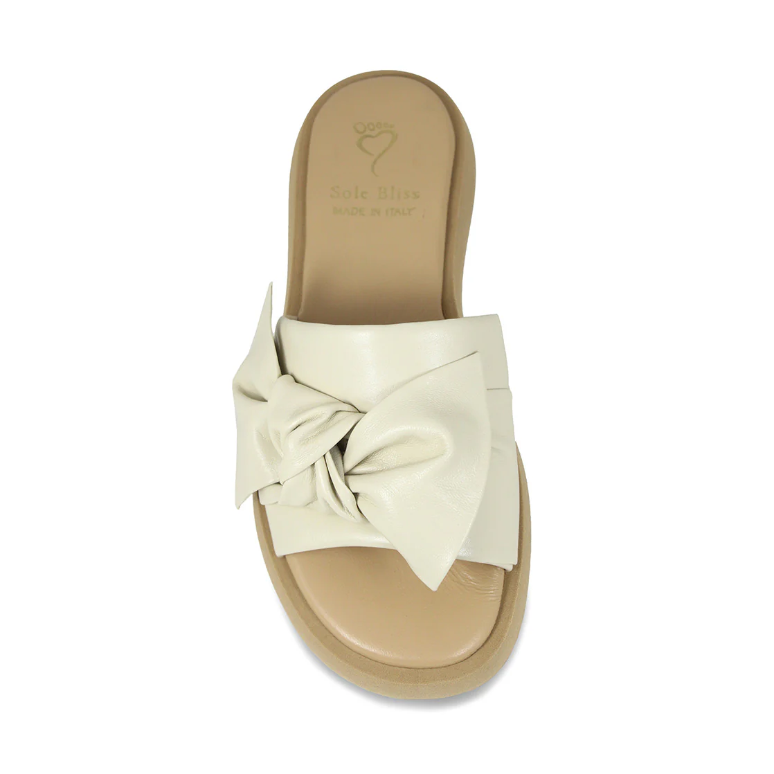 Bailey: Cream Leather - Image 4