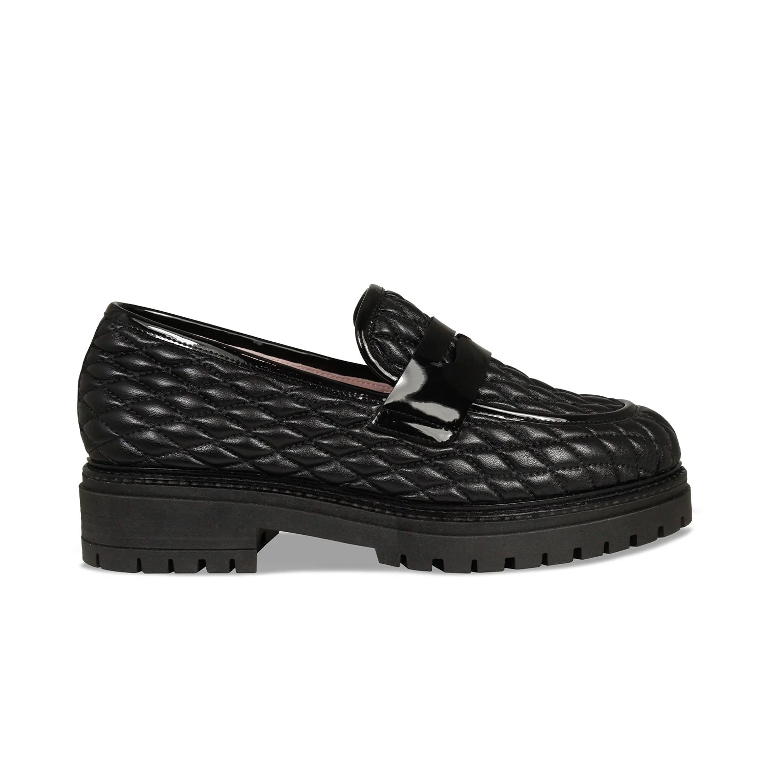 Fantasy: Black Quilted Leather