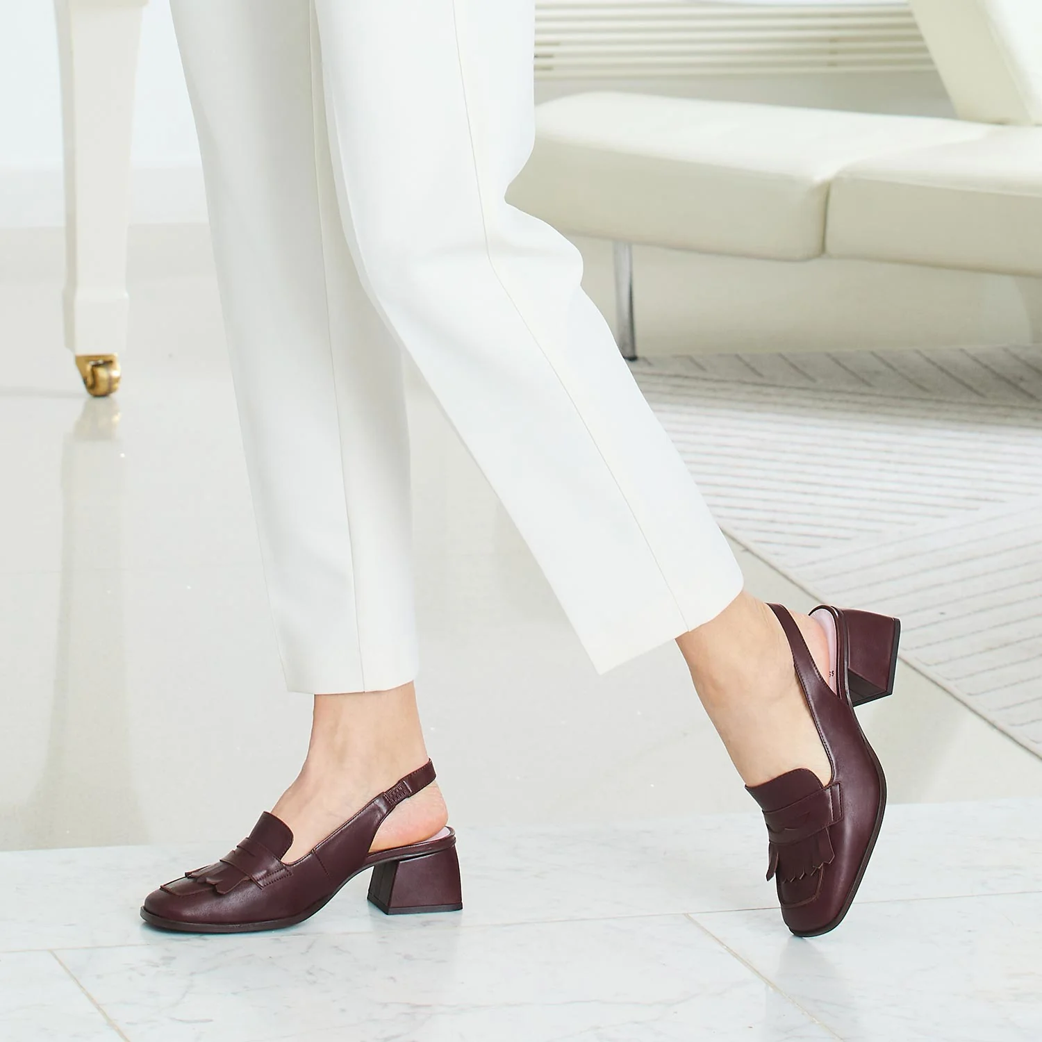 Gigi: Chocolate Brown Leather - Image 2