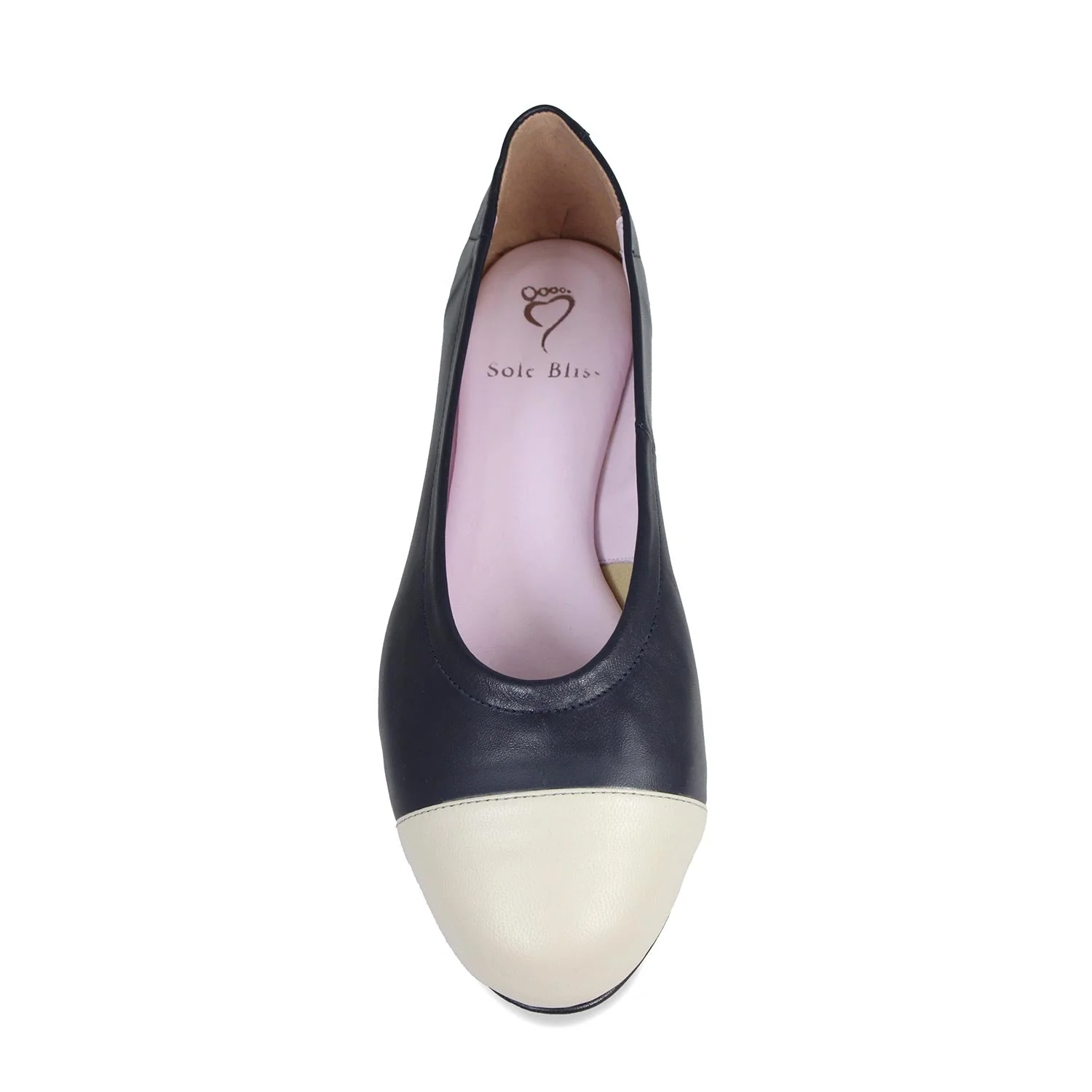 Luna: Navy & Cream Leather - Image 4