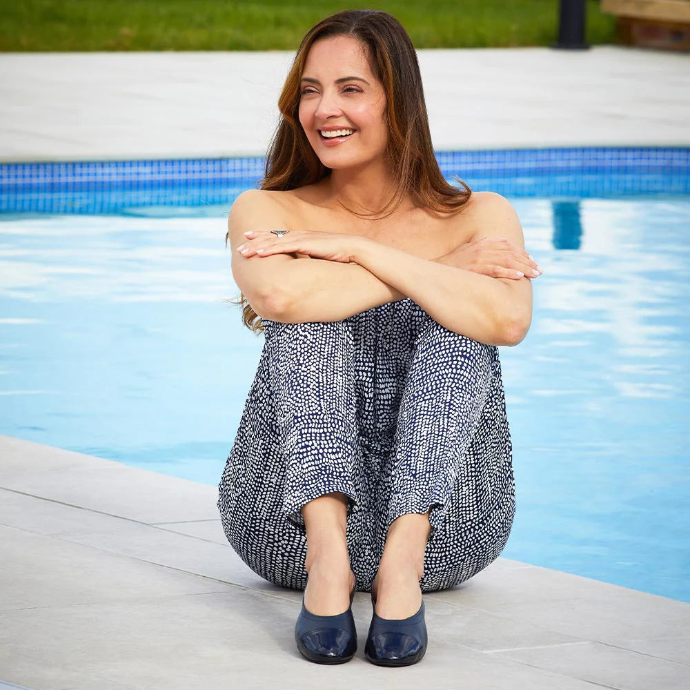 Luna: Navy Leather & Patent - Image 5