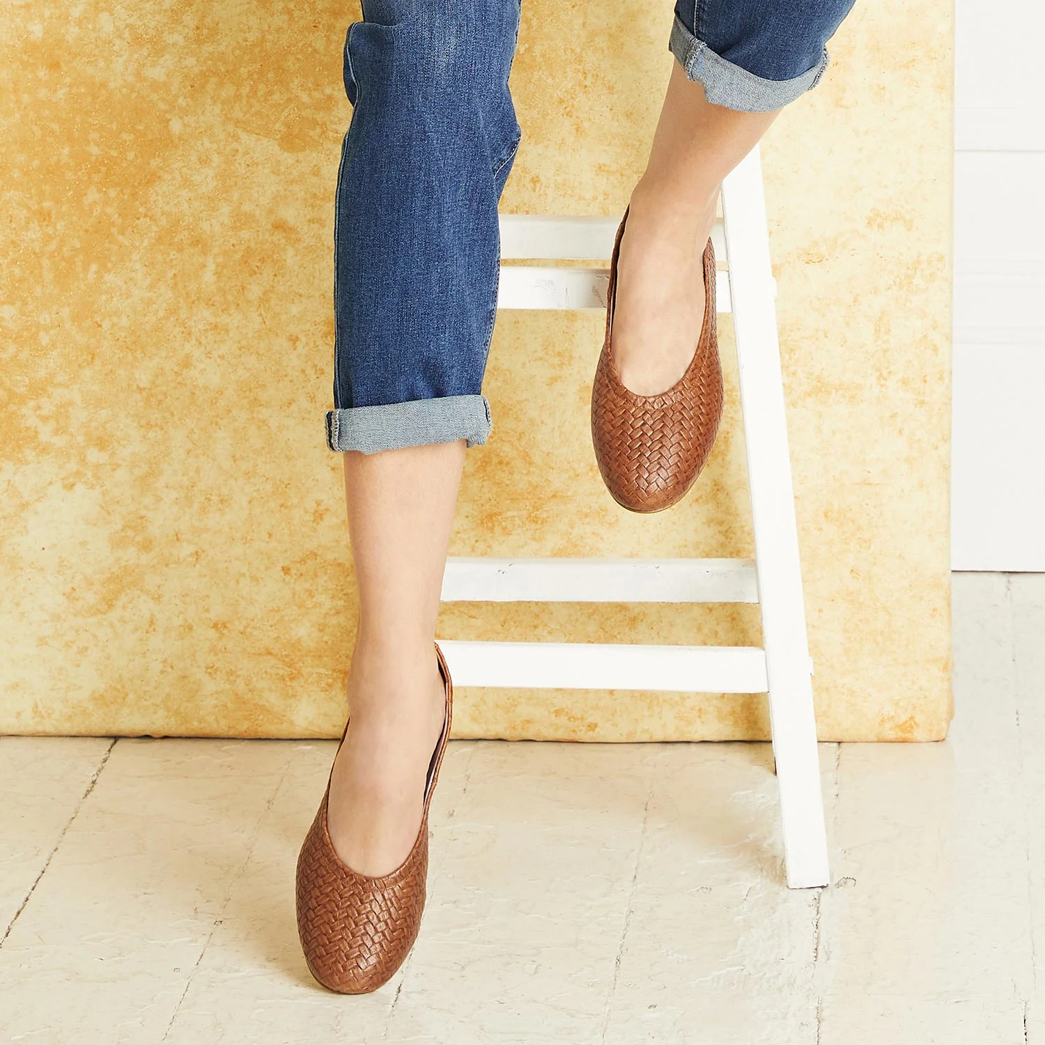 Luna: Tan Weave Leather - Image 3