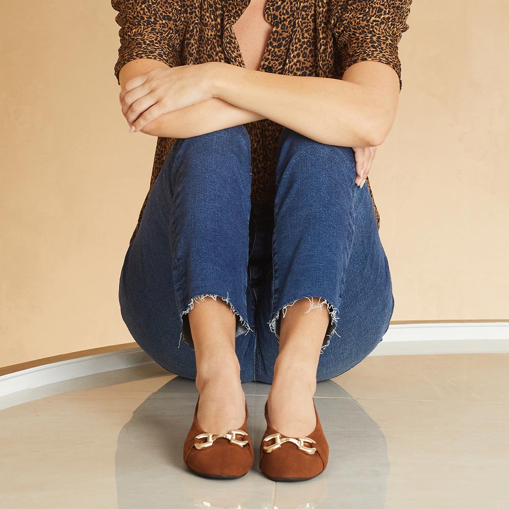 Lydia: Chestnut Suede - Image 2