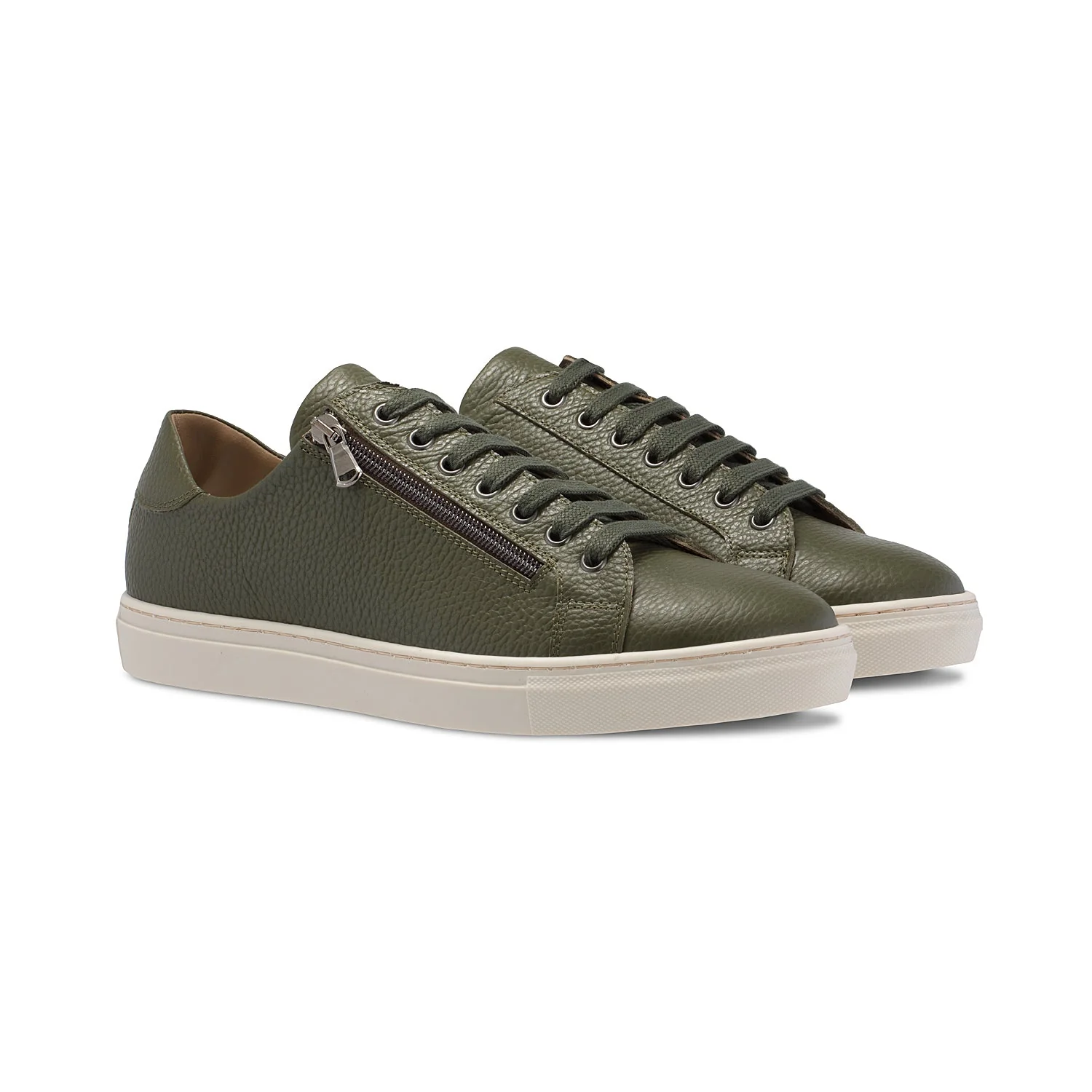 MEN'S Stride: Khaki Leather - Image 4