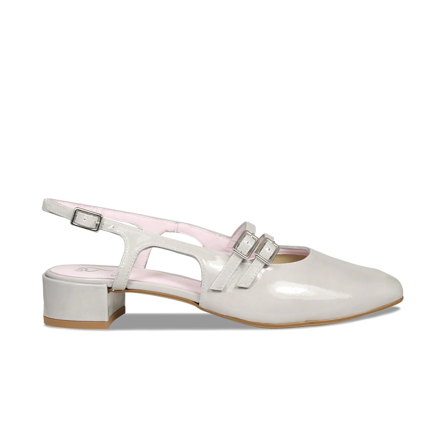 Opera: Pale Grey Patent Leather