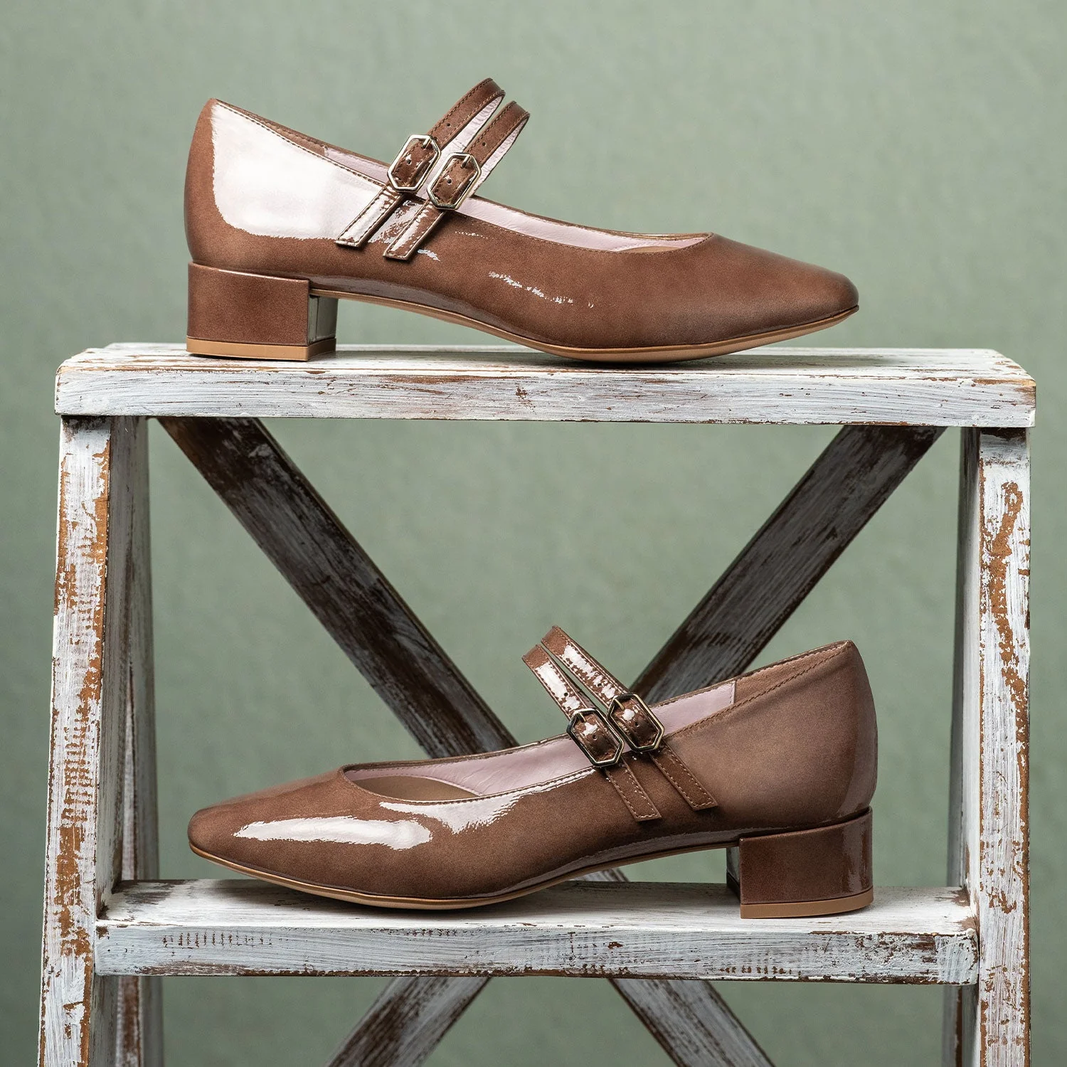 Orla: Mocha Patent Leather - Image 4