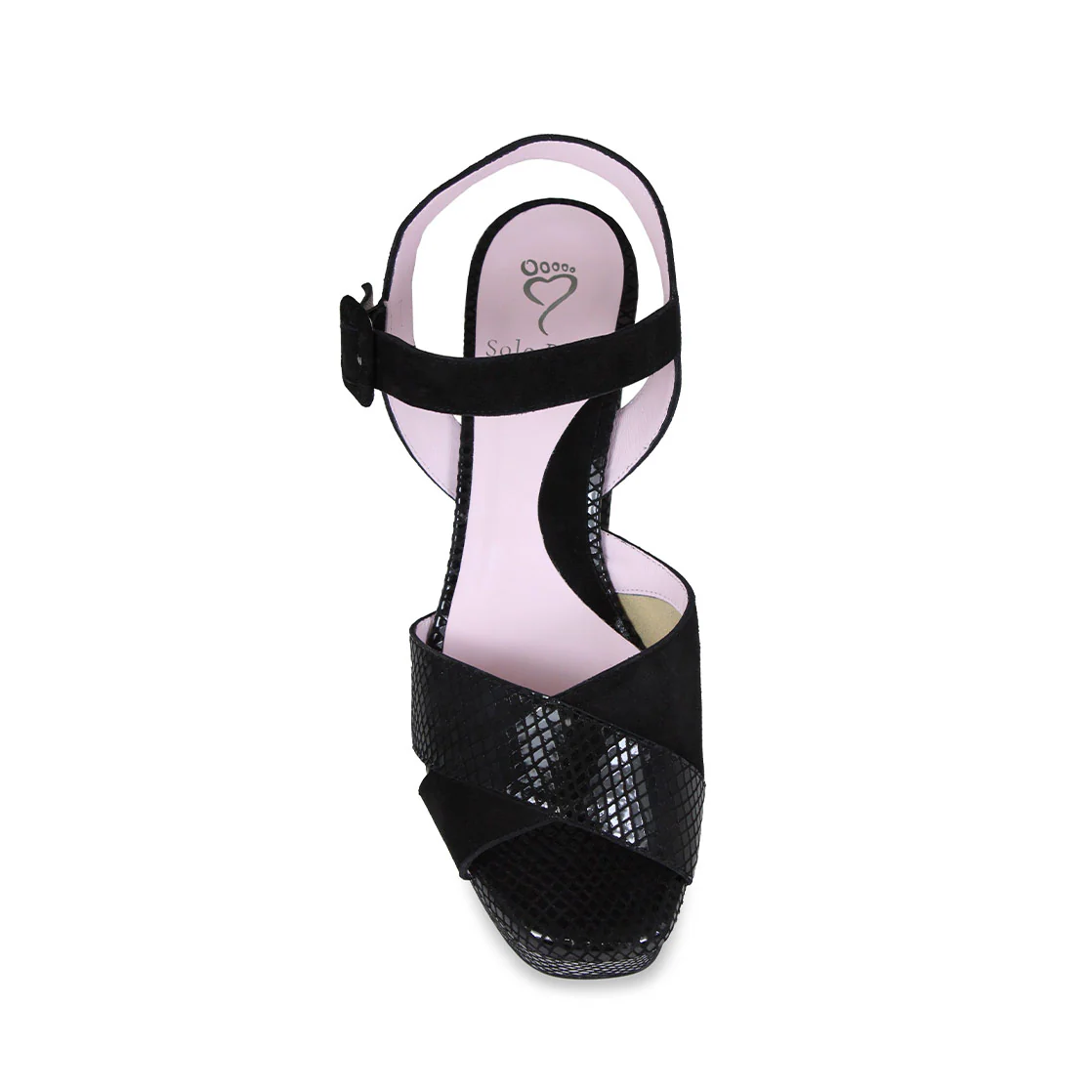 Remy: Black Suede & Snake - Image 3