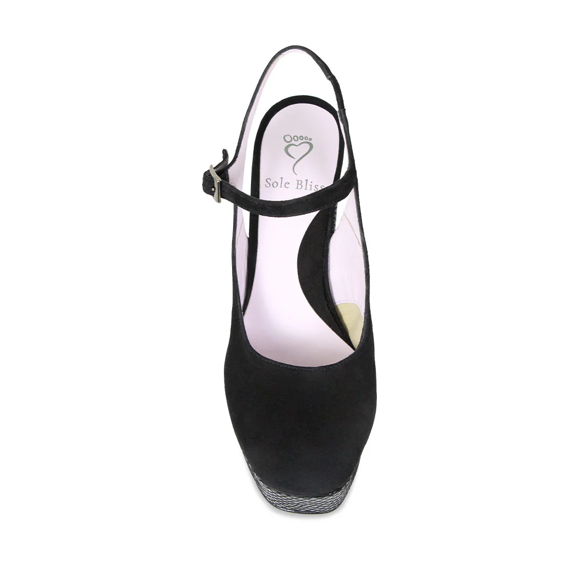 Rita: Black Suede & Snake - Image 3