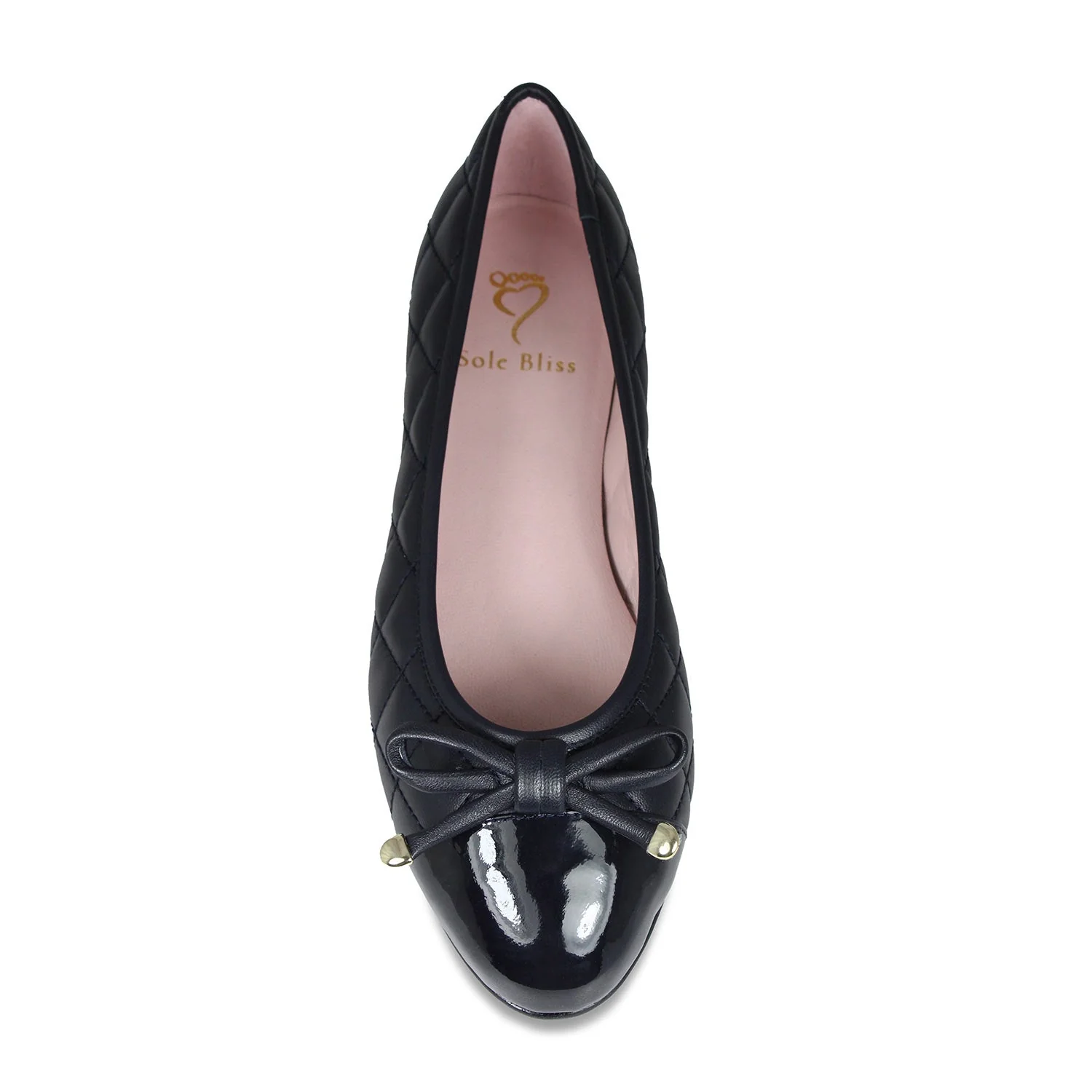 Royal: Navy Quilted Leather & Patent - Image 6