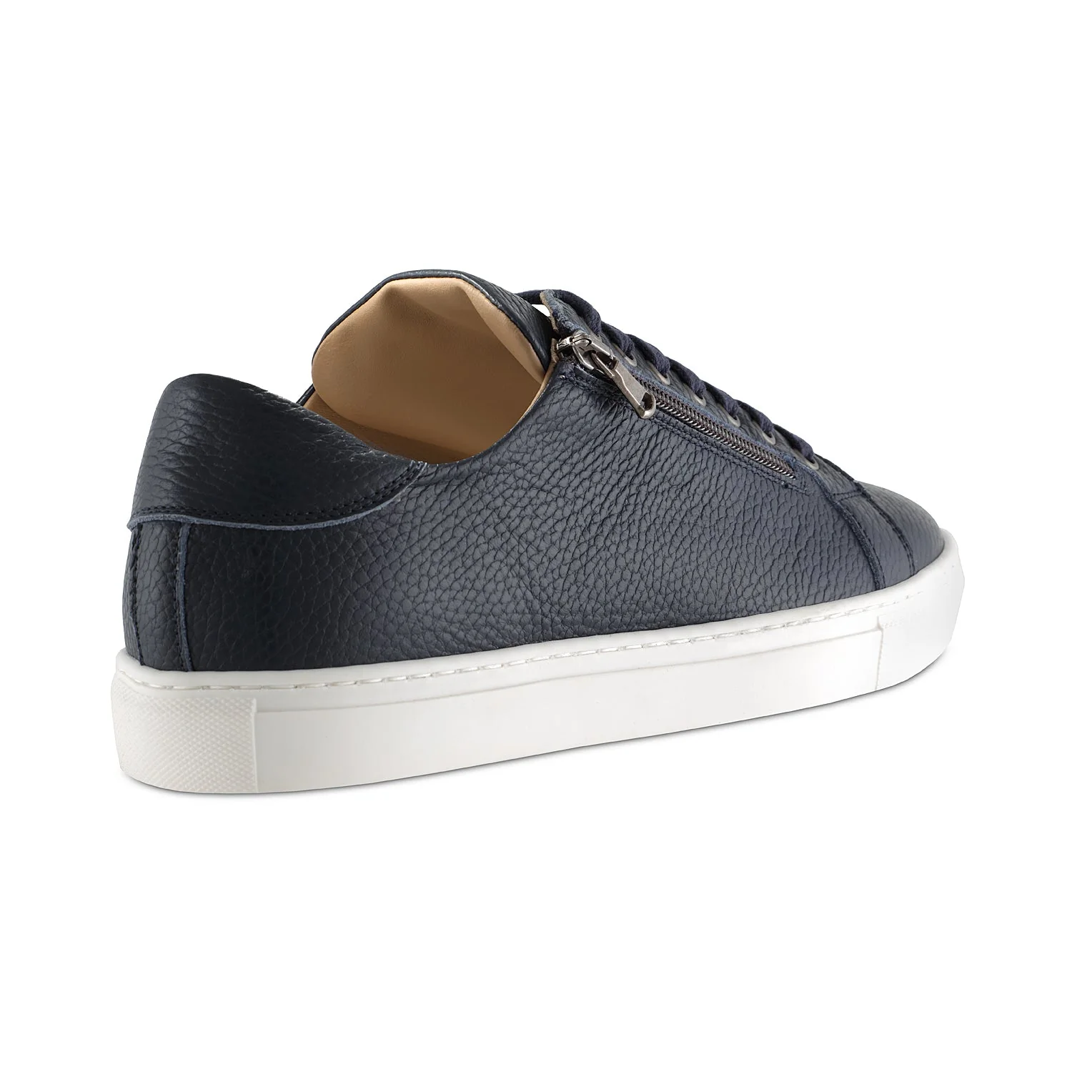 MEN'S Stride: Navy Leather - Image 5