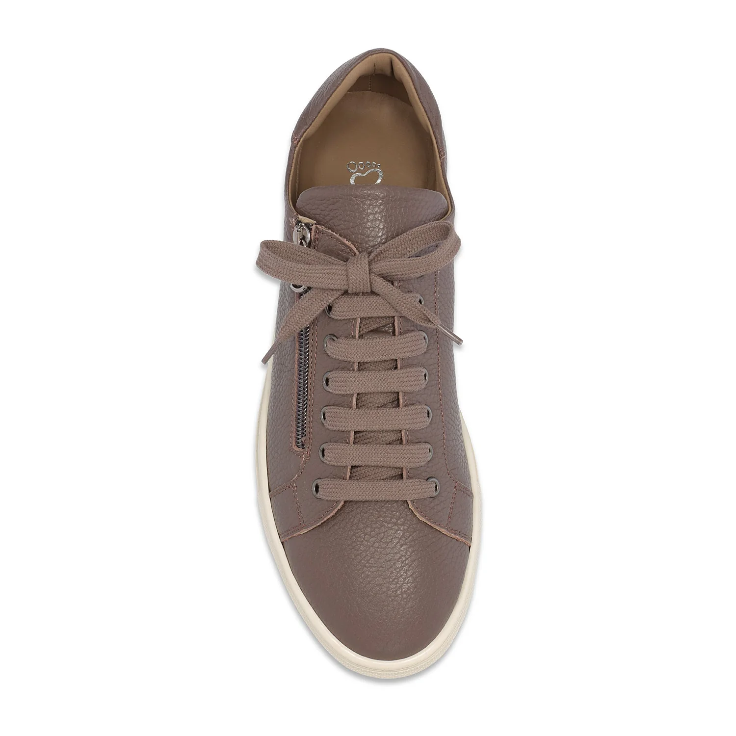 MEN'S Stride: Taupe Leather - Image 3