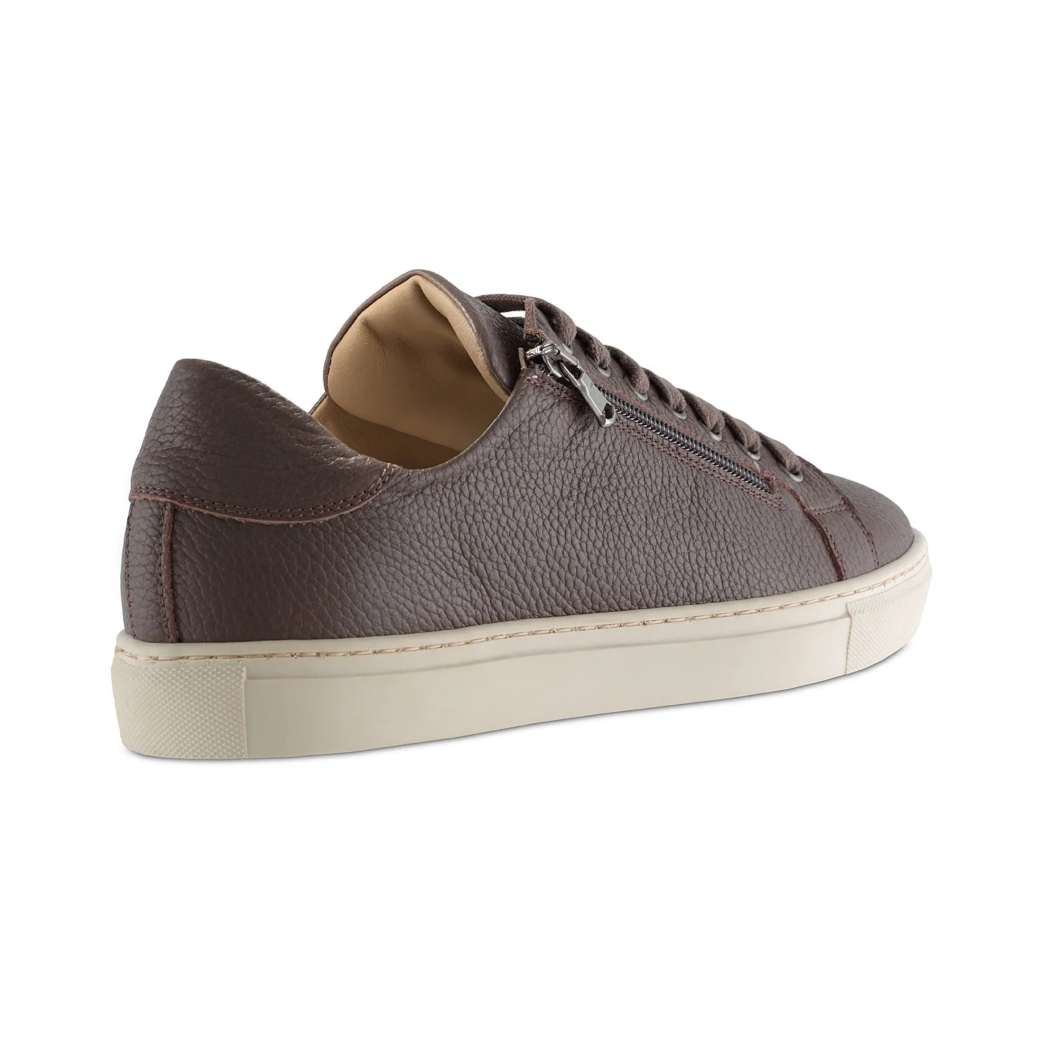 MEN'S Stride: Taupe Leather - Image 4