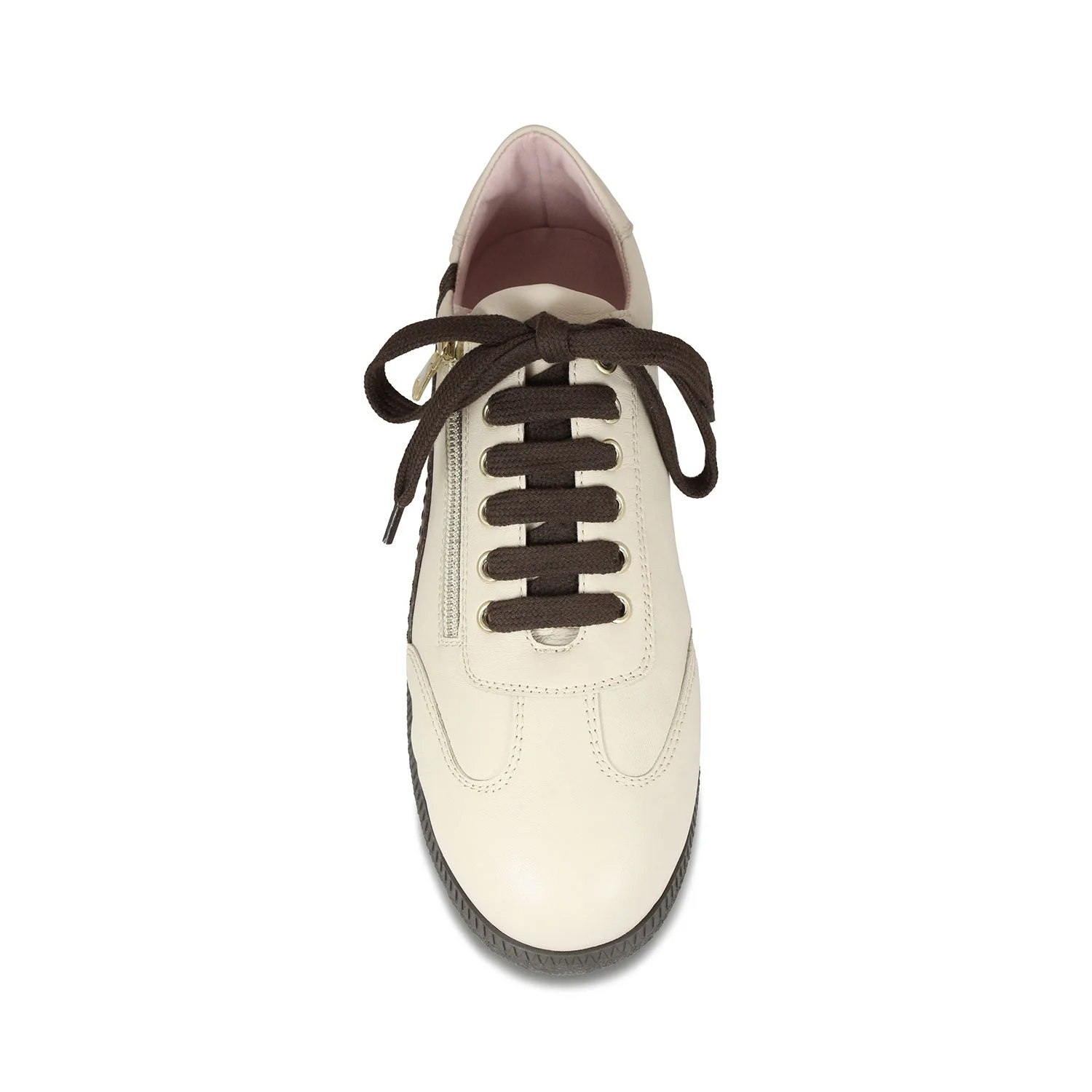 Swirl: Cream & Chocolate Leather - Image 3